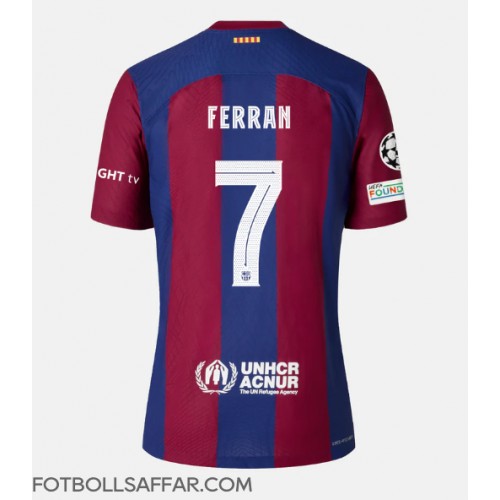 Barcelona Ferran Torres #7 Hemmatröja 2023-24 Kortärmad